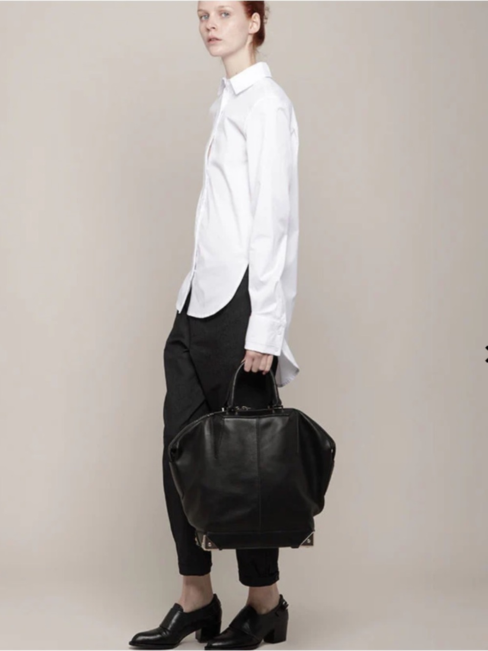 ALEXANDER WANG Leather Weekend Holdall Bag with original dust bag